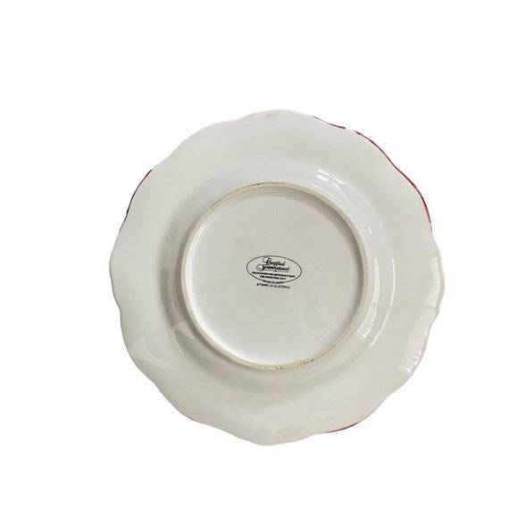 Rare Certified International Pamela Gladding 8.75" Rooster Salad Plate Set 5 HTF - Picture 12 of 12